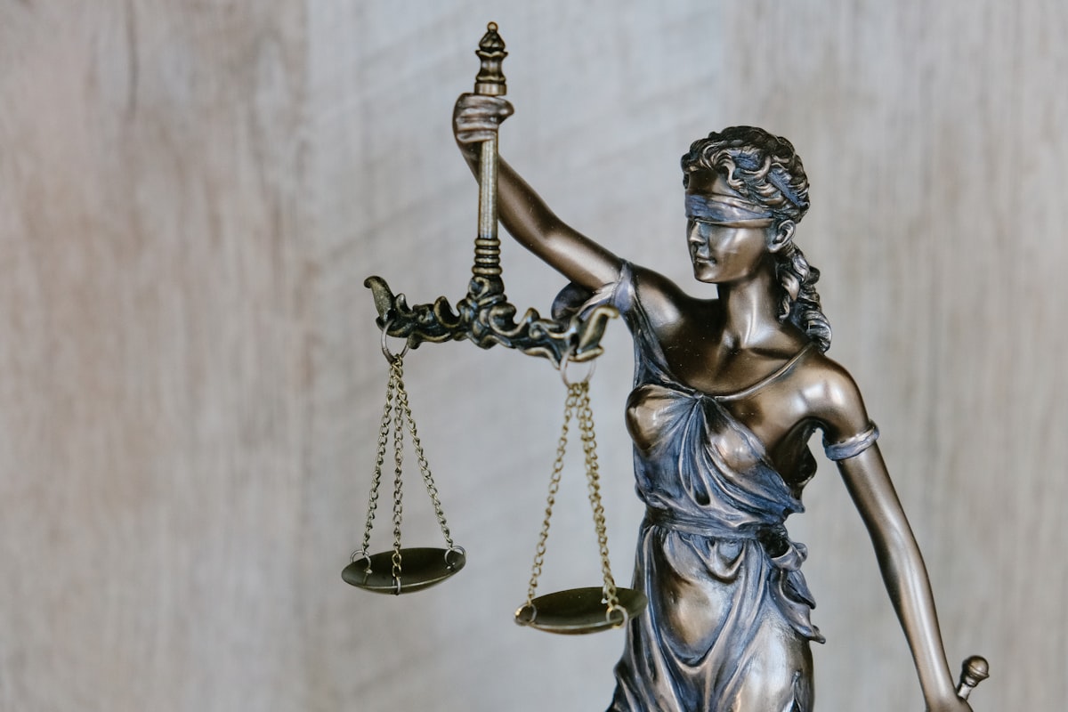 Lawyer reviewing documents with AI for legal practice