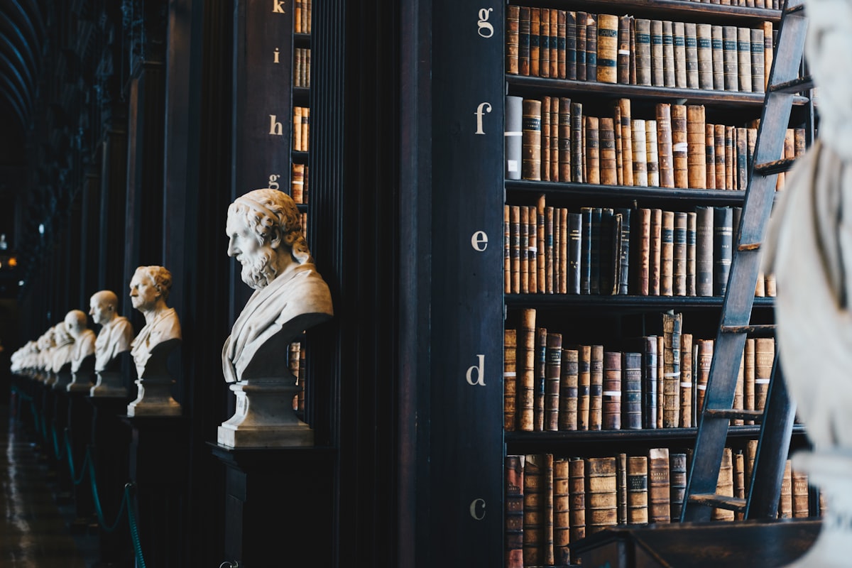Legal AI tools in a law library
